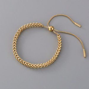 NEW 18K Gold Plated Chunky Chain Bracelet